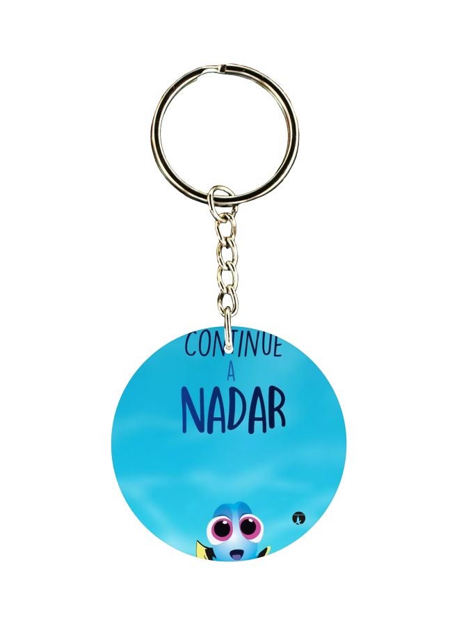 BP Finding Dory Cartoon Printed Keychain