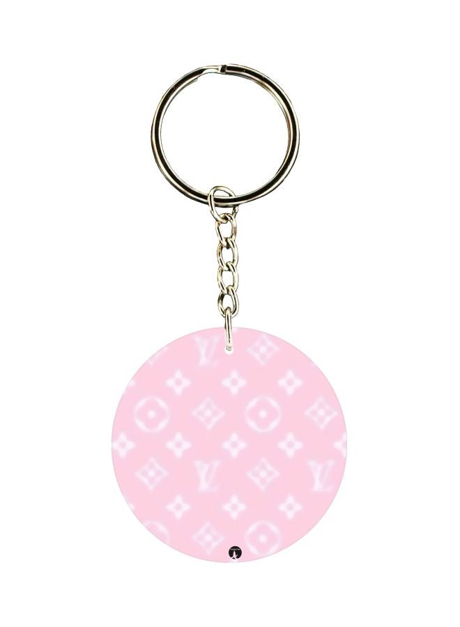 BP Flower Printed Keychain