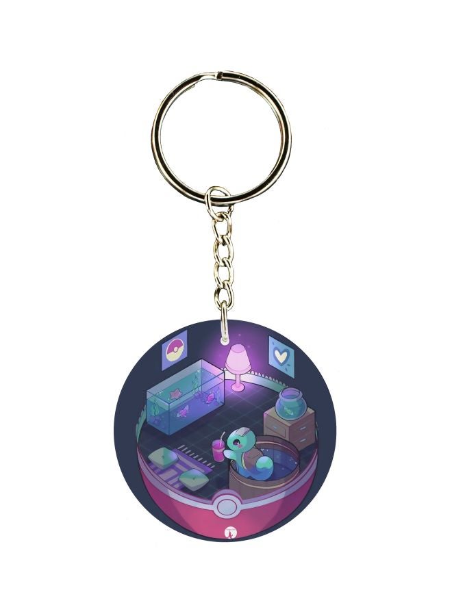 BP Single Sided Printed Keychain