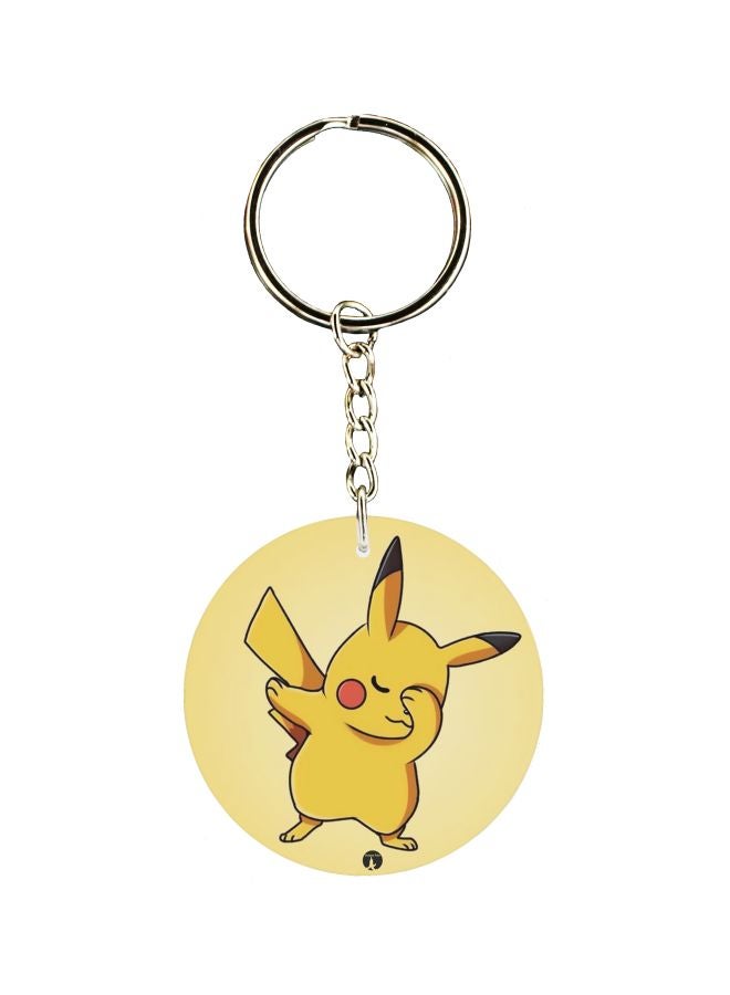 BP Single Sided Pikachu Themed Keychain