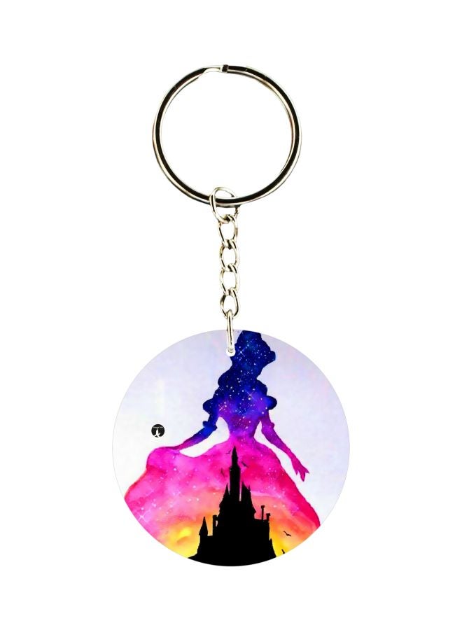 BP Printed Plastic Keychain