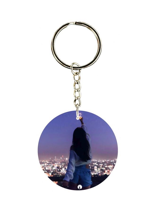 BP Girl Printed Keychain