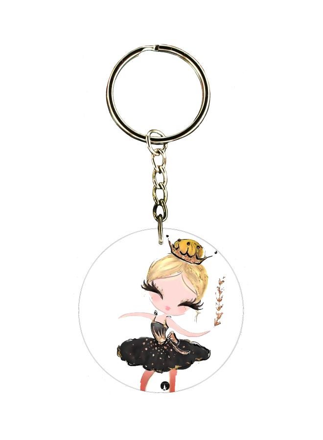 BP Dancing Girl Printed Keychain