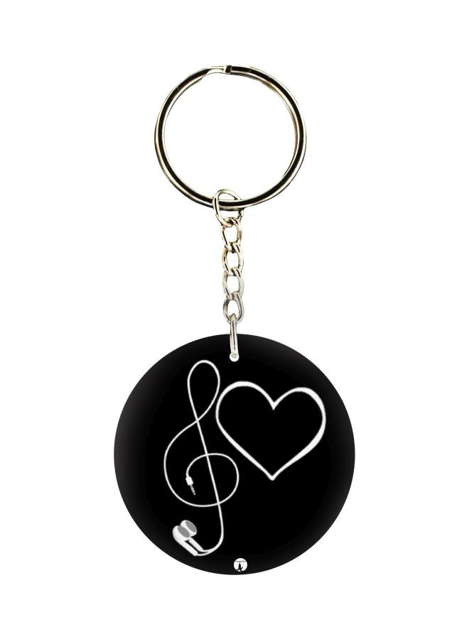 BP Printed Single Sided Keychain