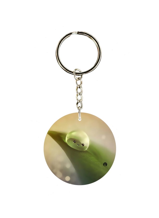 BP Printed Single Sided Keychain
