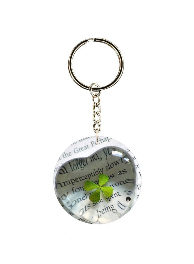 BP Printed Single Sided Keychain