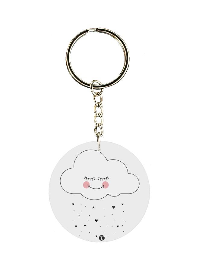 BP Cartoon Themed Single Sided Keychain