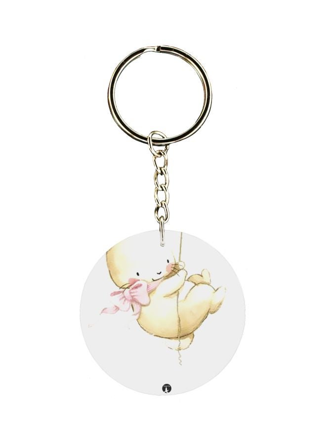 BP Cartoon Themed Single Sided Keychain