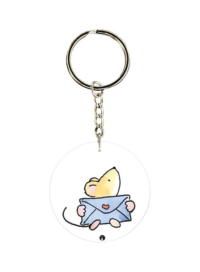 BP Cartoon Themed Single Sided Keychain