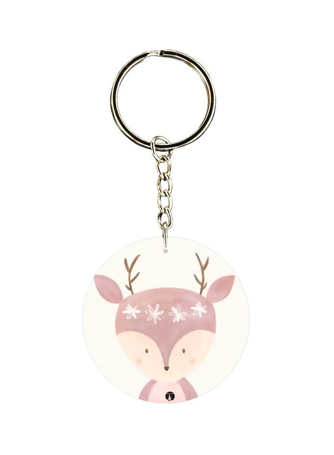 BP Cartoon Themed Single Sided Keychain