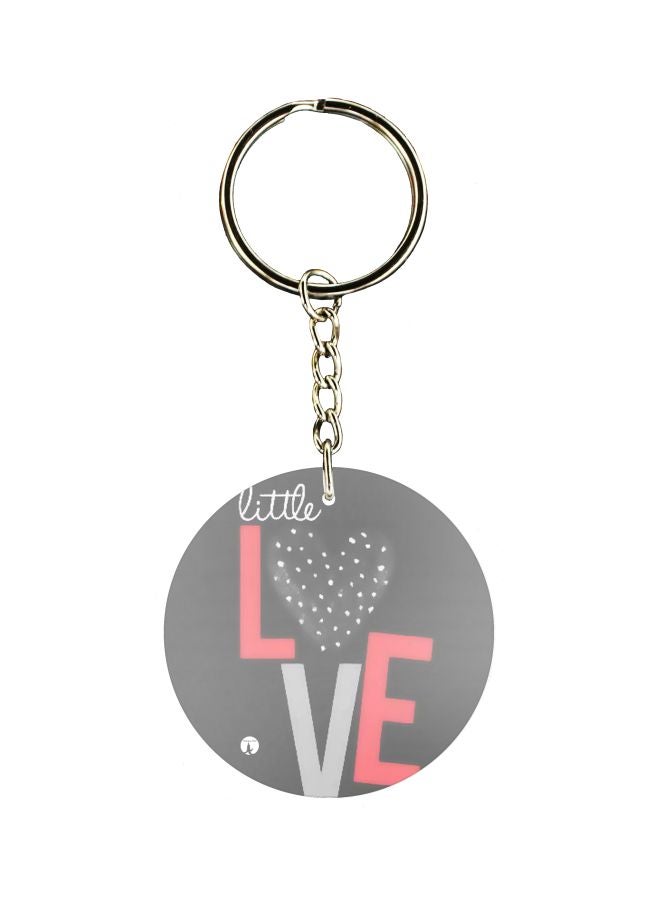 BP Little Love Printed Single Sided Keychain