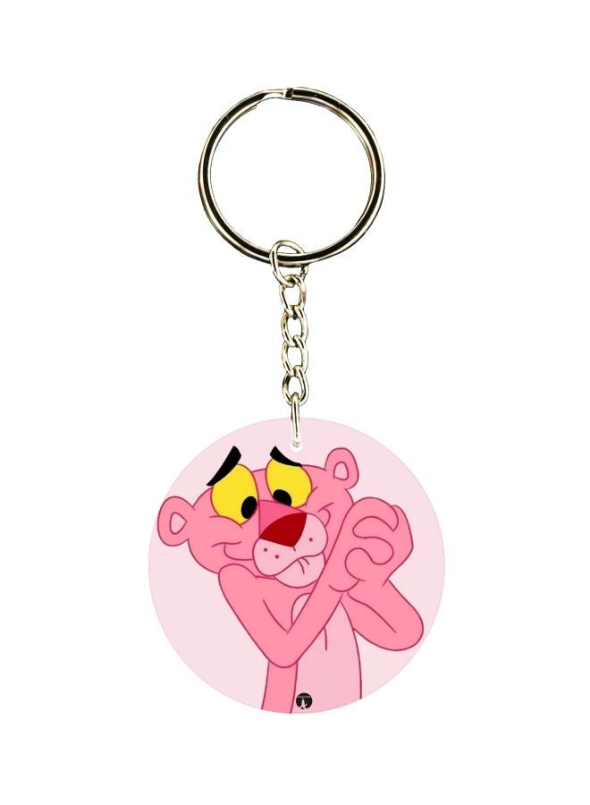 BP Pink Panther Printed Keychain