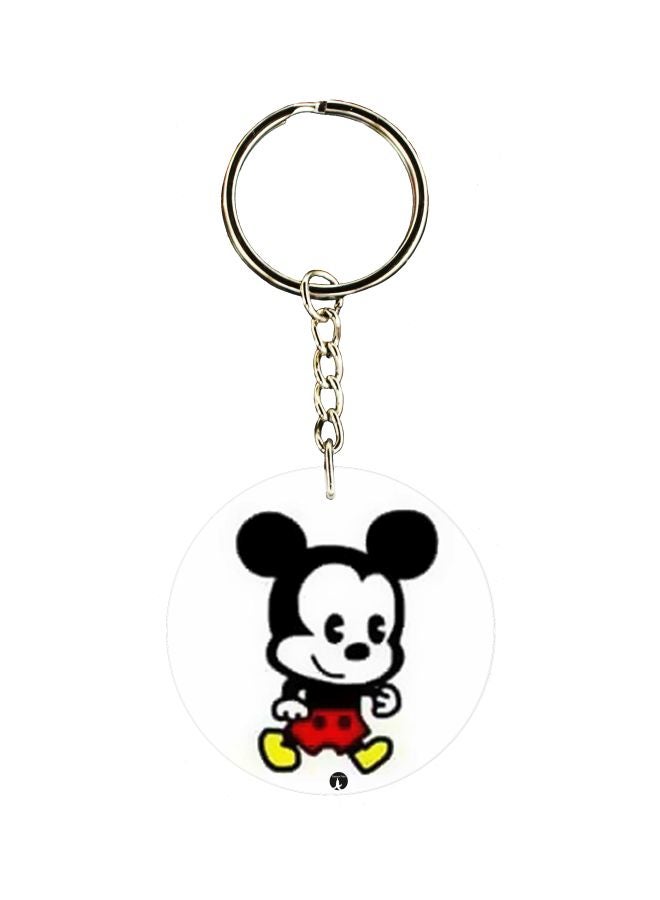 BP Mickey Mouse Printed Single Sided Keychain