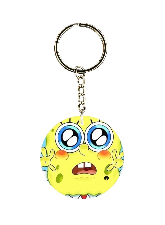 BP Printed Single Sided Keychain