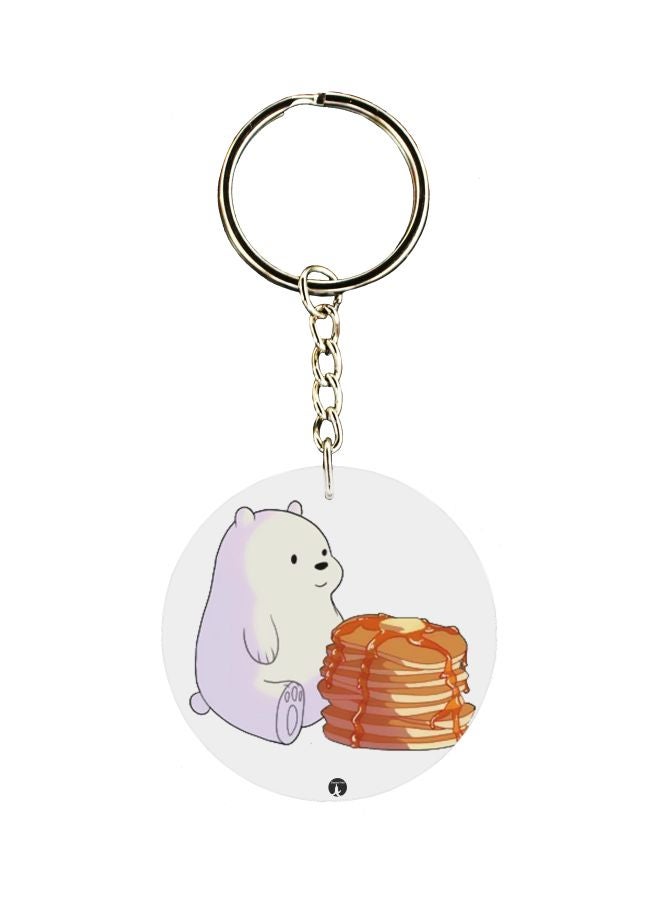 BP Cartoon Printed Single Sided Keychain