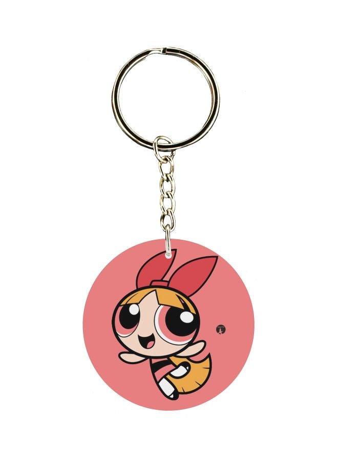 BP Cartoon Printed Single Sided Keychain