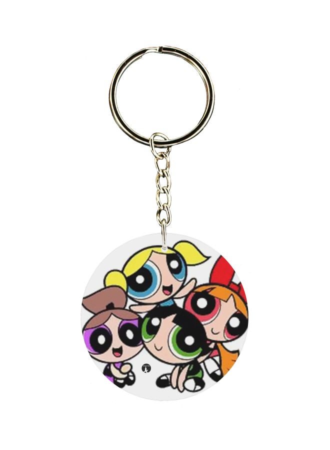 BP Cartoon Printed Single Sided Keychain