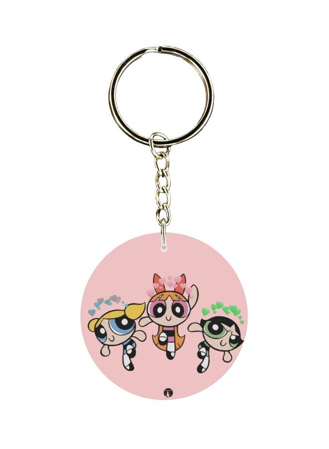 BP Cartoon Printed Single Sided Keychain