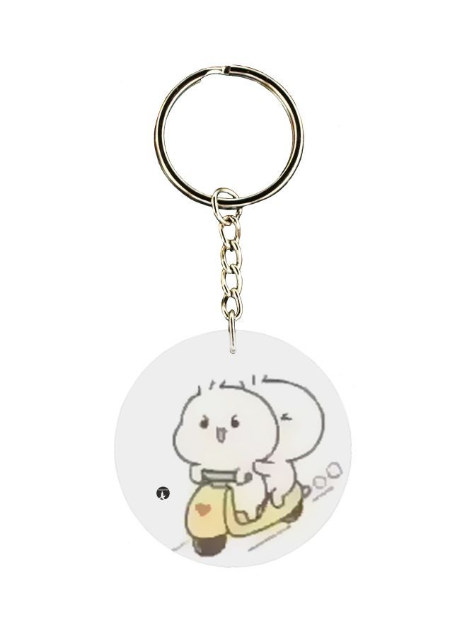 BP Single Sided Cartoon Themed Keychain