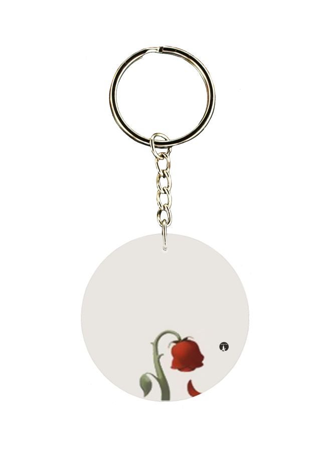 بي بي سلسلة مفاتيح بطبعة على جانب واحد