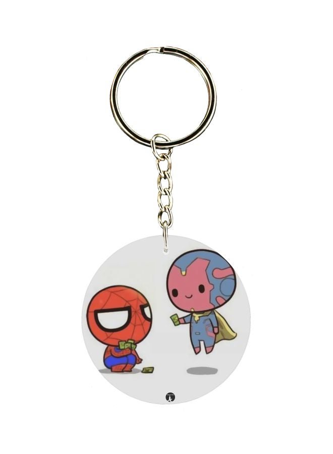 BP Single Sided Cartoon Themed Keychain