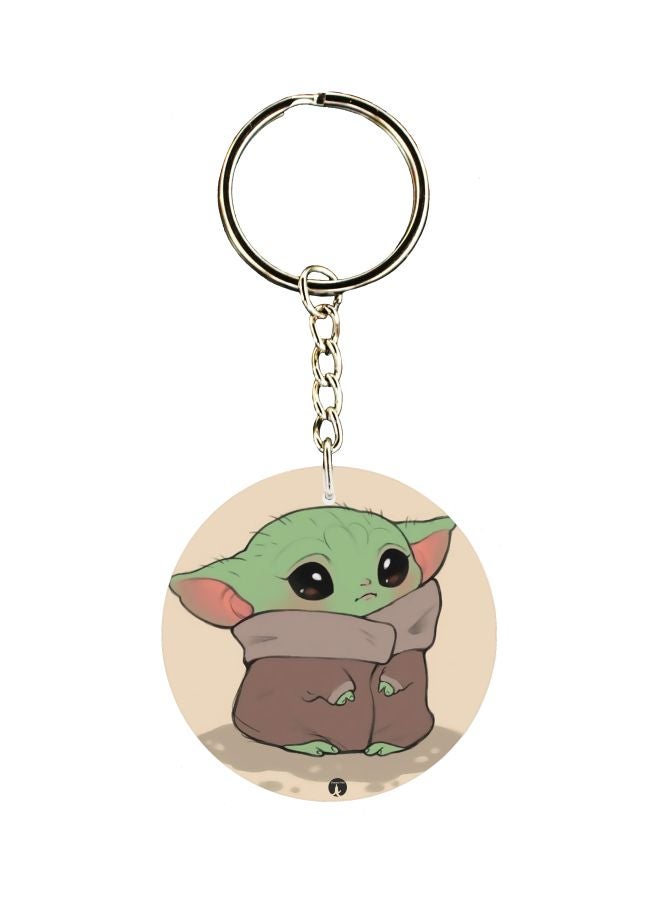 BP Single Sided Cartoon Themed Keychain
