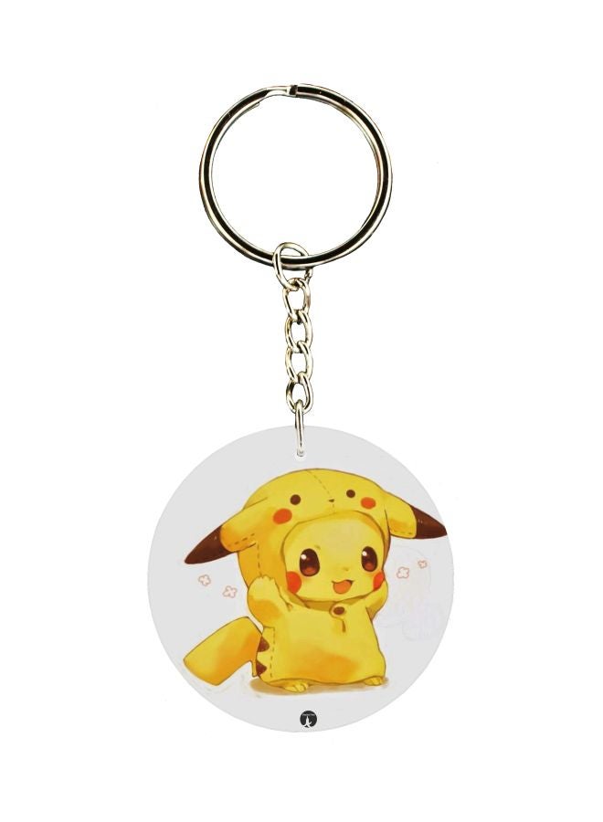 BP Single Sided Pikachu Cartoon Themed Keychain