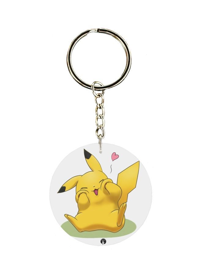 BP Single Sided Pikachu Cartoon Themed Keychain