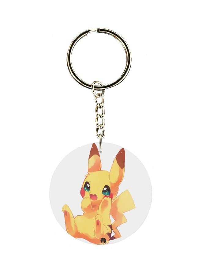 BP Single Sided Pikachu Cartoon Themed Keychain