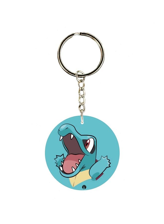 BP Cartoon Themed Single Sided Keychain