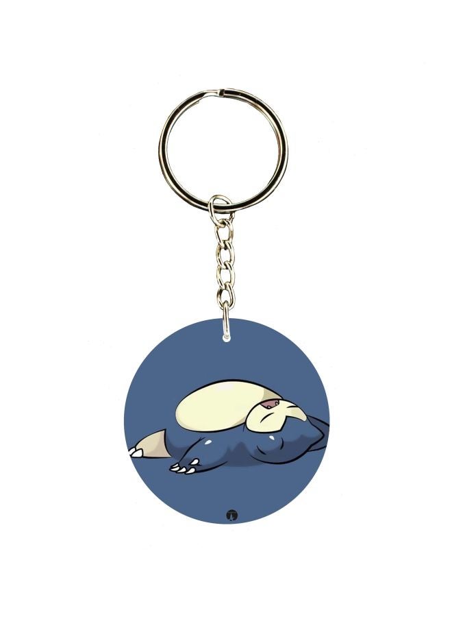 BP Cartoon Themed Single Sided Keychain 