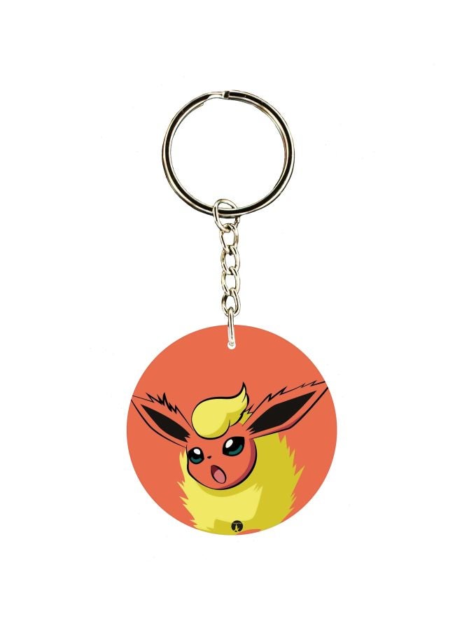 BP Cartoon Themed Single Sided Keychain