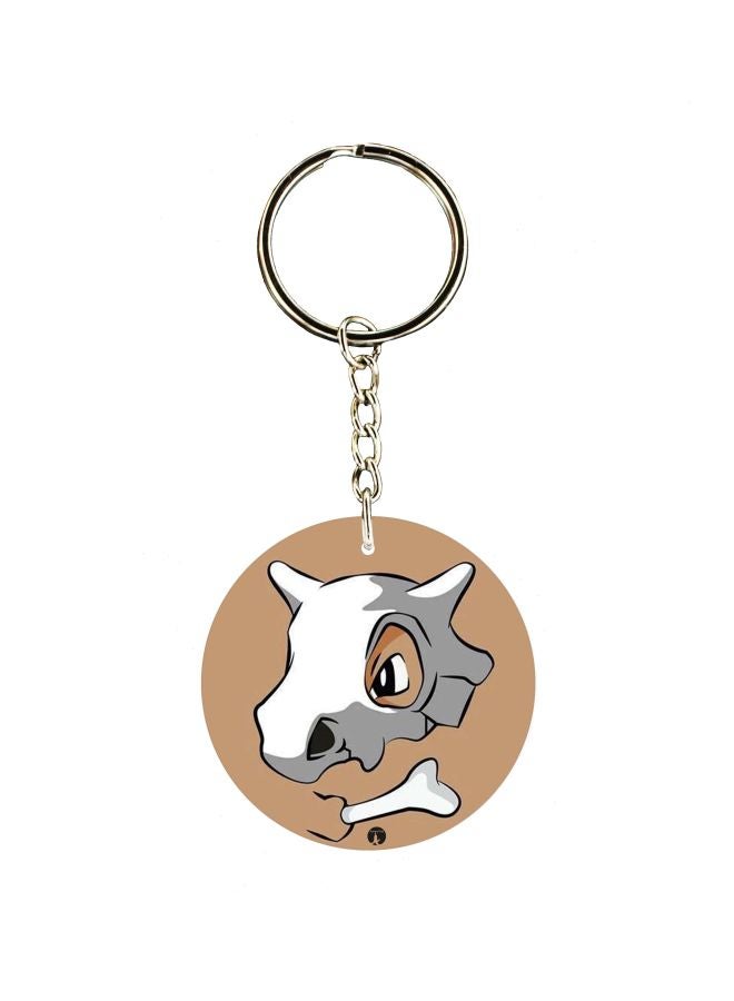 BP Cartoon Themed Single Sided Keychain