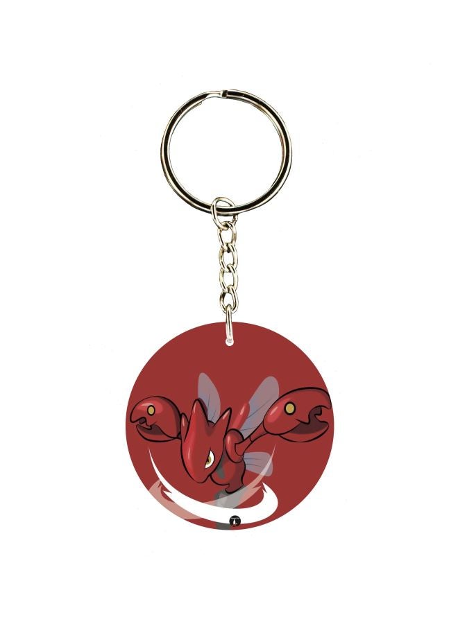BP Cartoon Themed Single Sided Keychain