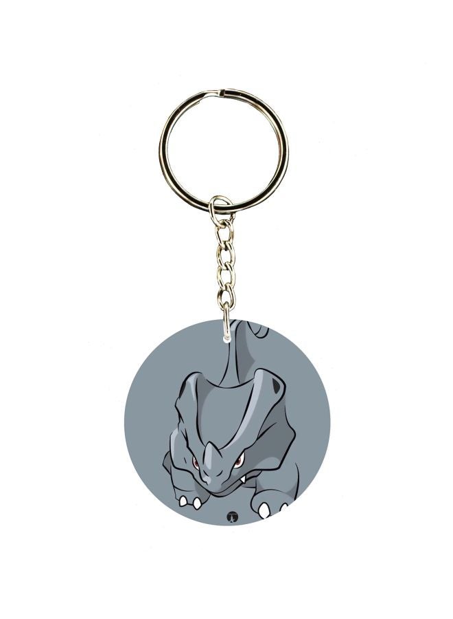 BP Pokémon Themed Single Sided Keychain 