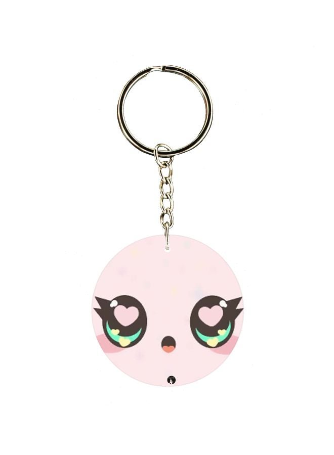 BP Cartoon Themed Single Sided Keychain