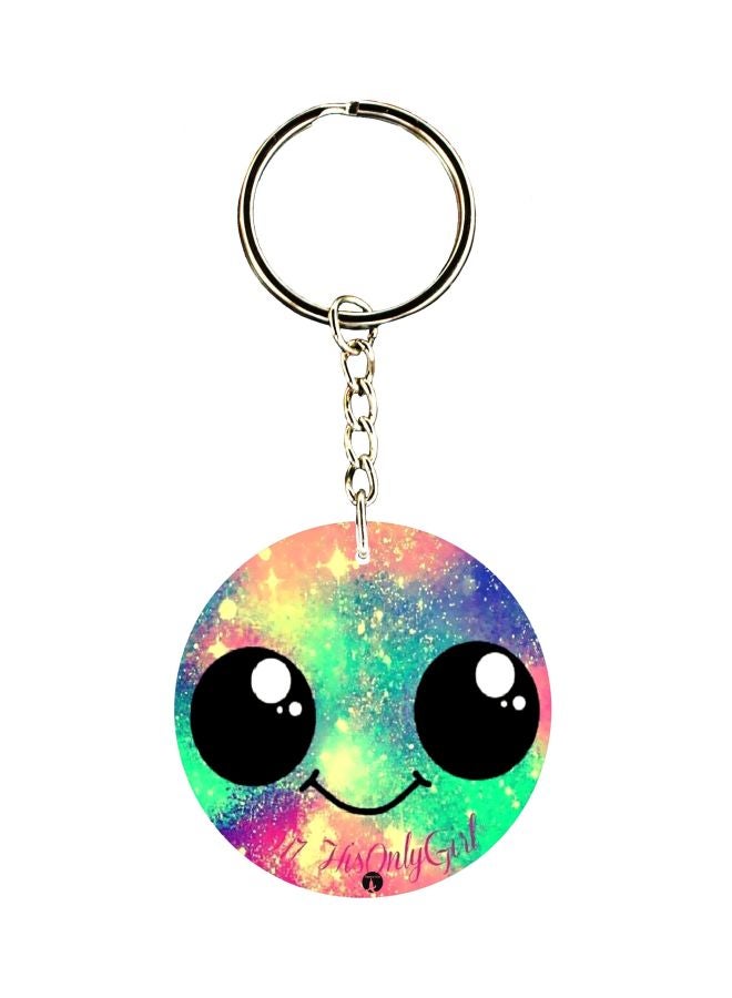 BP Cartoon Themed Single Sided Keychain