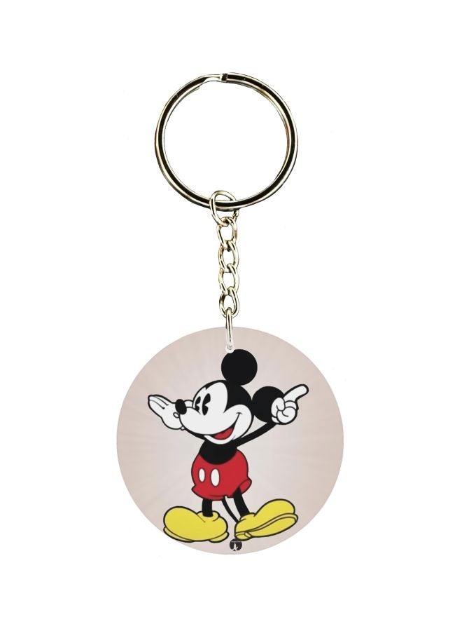 بي بي سلسلة مفاتيح بطبعة الشخصية الكرتونية ميكي ماوس