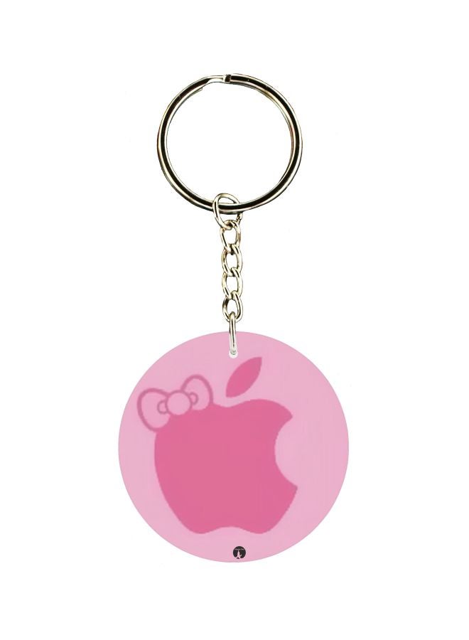 BP Apple Logo Printed Keychain