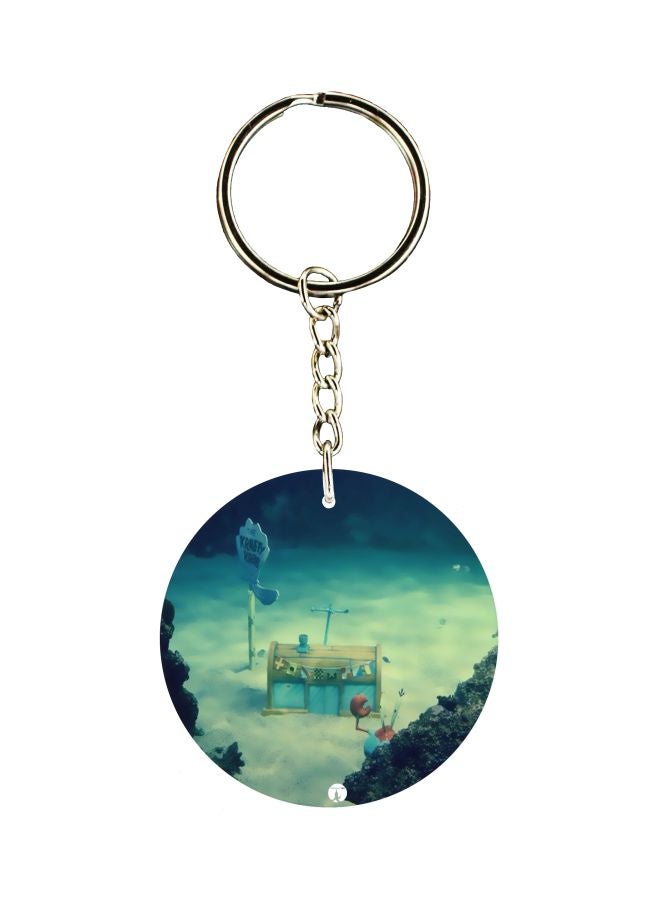 BP Krusty Krab Themed Keychain