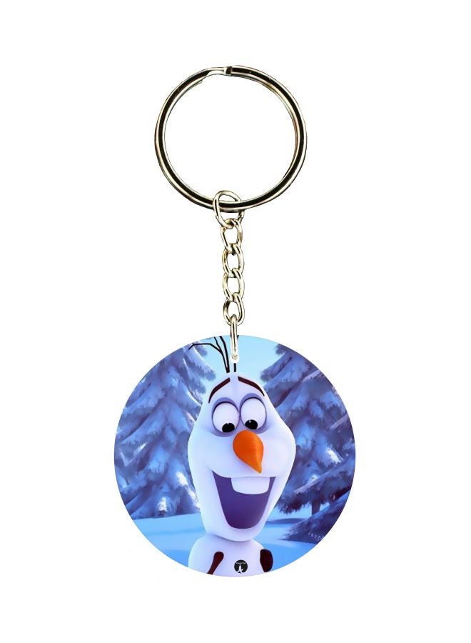 BP Olaf Themed Keychain