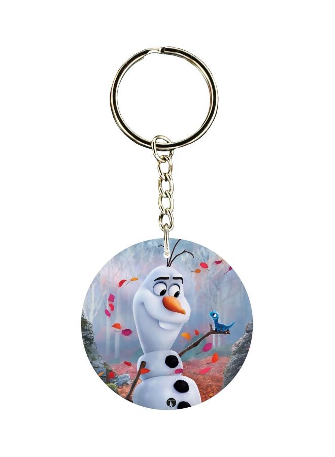 بي بي سلسلة مفاتيح بتصميم على شكل شخصية أولاف