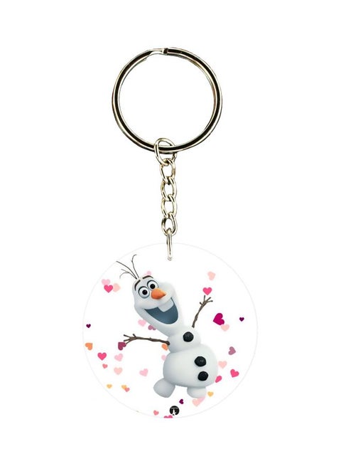 Olaf Themed Keychain