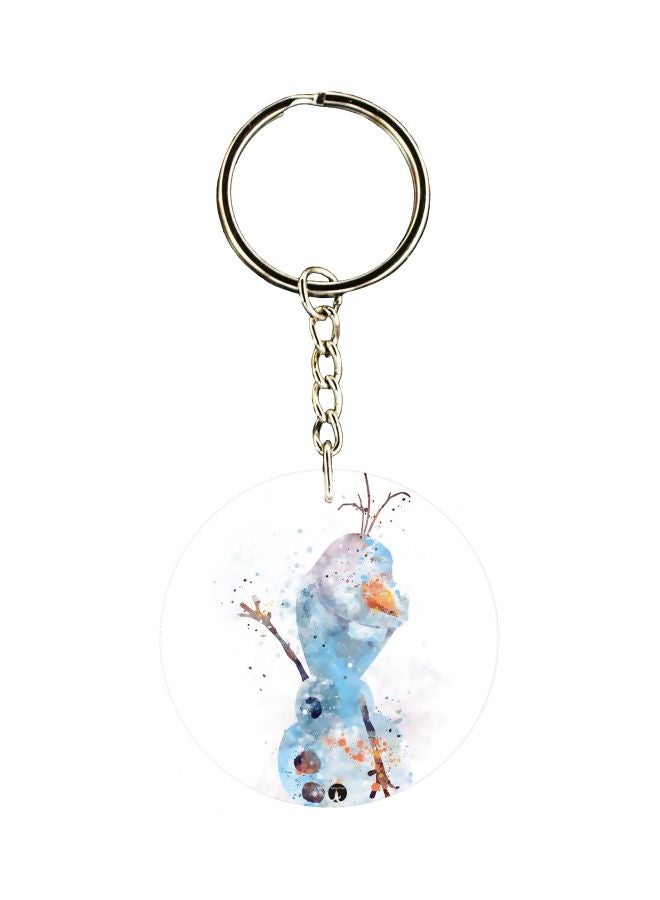 BP Olaf Themed Keychain