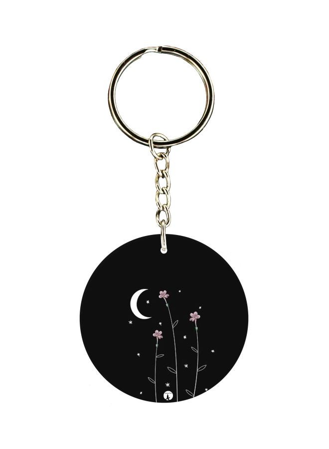 BP Moon Printed Keychain