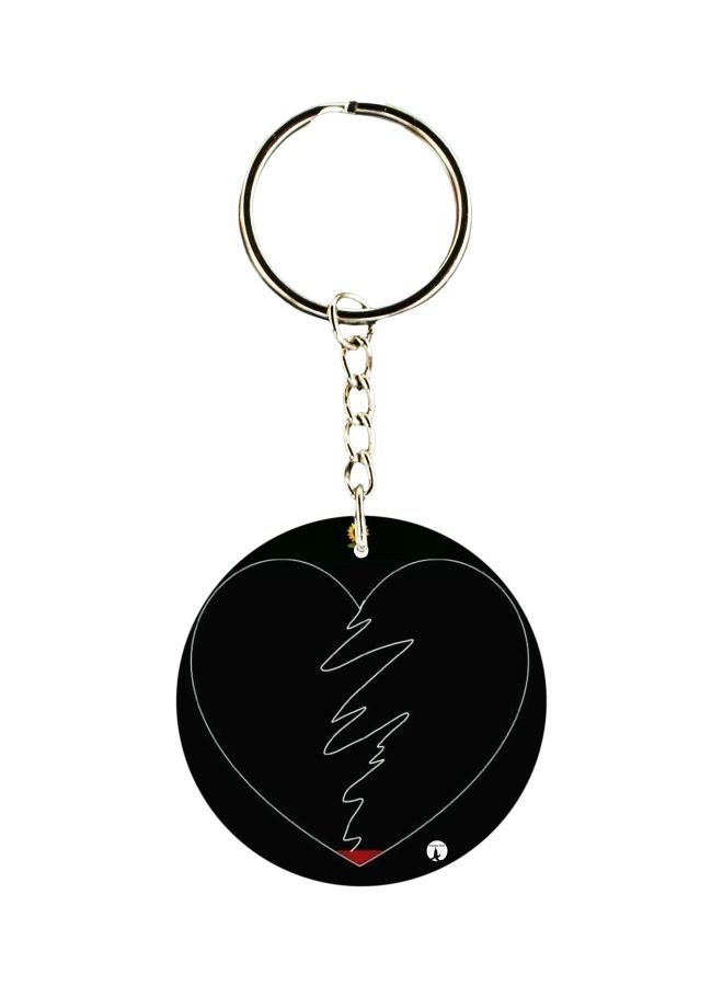 بي بي سلسلة مفاتيح بطبعة قلوب