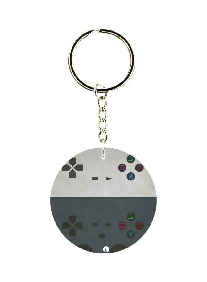 BP Controller Buttons Themed Keychain
