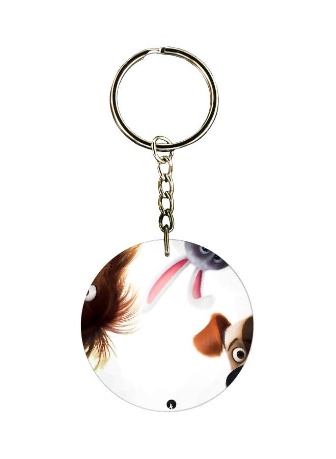 BP The Secret Life Of Pets Themed Keychain