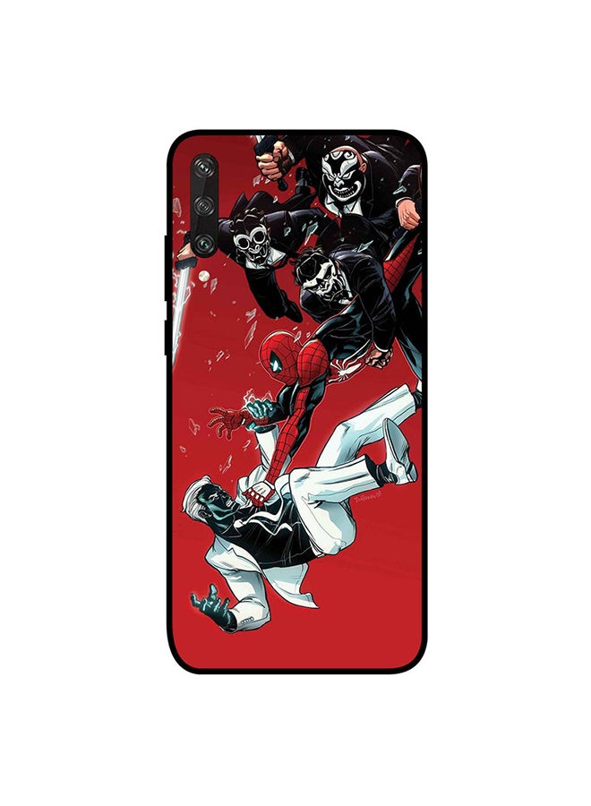 ثيودور غطاء حماية واق لهاتف هواوي Y6p بنمط سبايدر مان