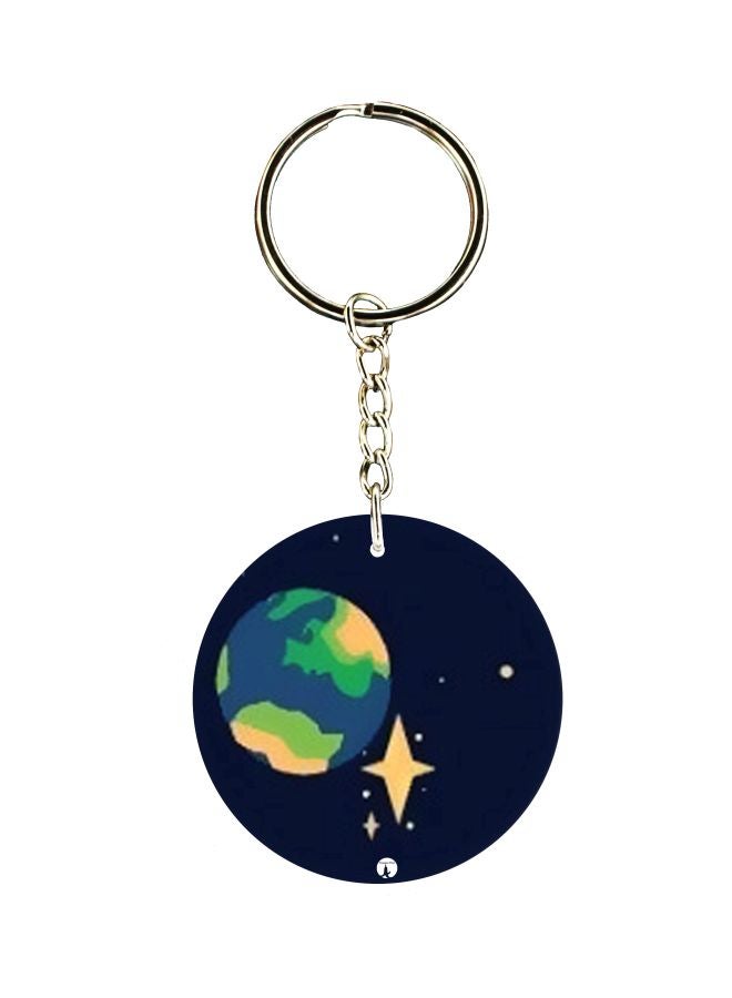 BP Cartoon Themed Single Sided Keychain